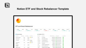 Notion ETF and Stock Rebalancer Template