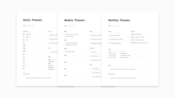 Notion Planner Pack 2