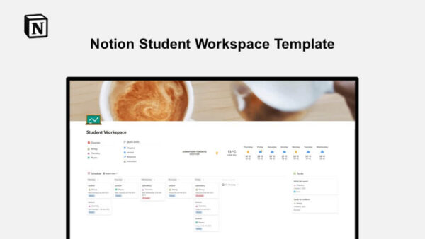 Notion Student Workspace Template