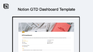 Notion GTD Dashboard Template