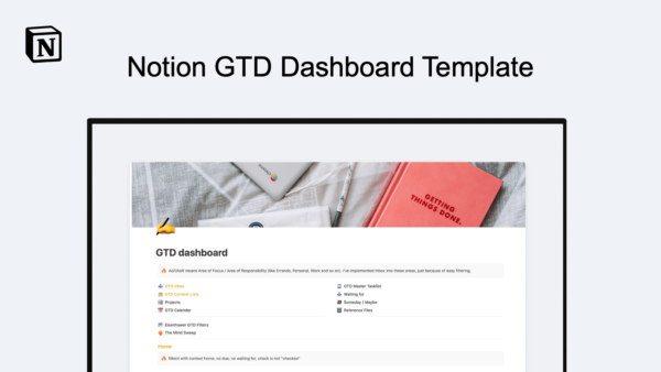 Notion GTD Dashboard Template