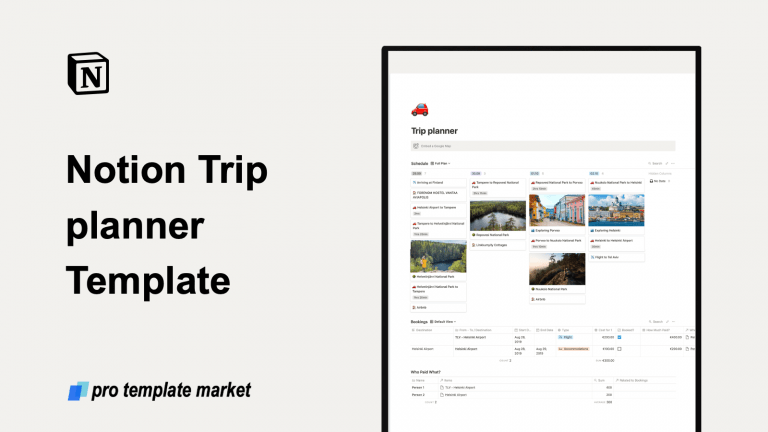 best-free-notion-trip-planner-template-pro-template-market