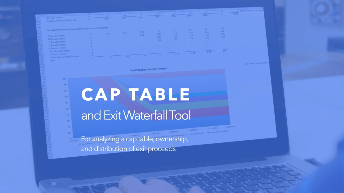 Free Cap Table and Exit Waterfall Google Sheets Template 1 Cap Table and Exit Waterfall Tool for Excel and Google Sheets
