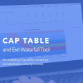 Cap Table and Exit Waterfall Tool for Excel and Google Sheets