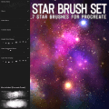 Procreate Star Brush Set